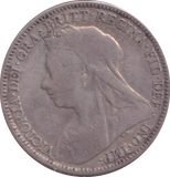 1895 SIXPENCE ( FINE )