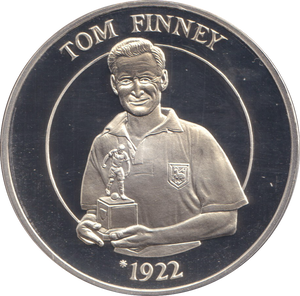 1996 SILVER PROOF TOM FINNEY EUROPEAN FOOTBALL CHAMPIONSHIP