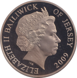 2009 HMS CONQUEROR FIVE POUND BAILIWICK OF JERSEY