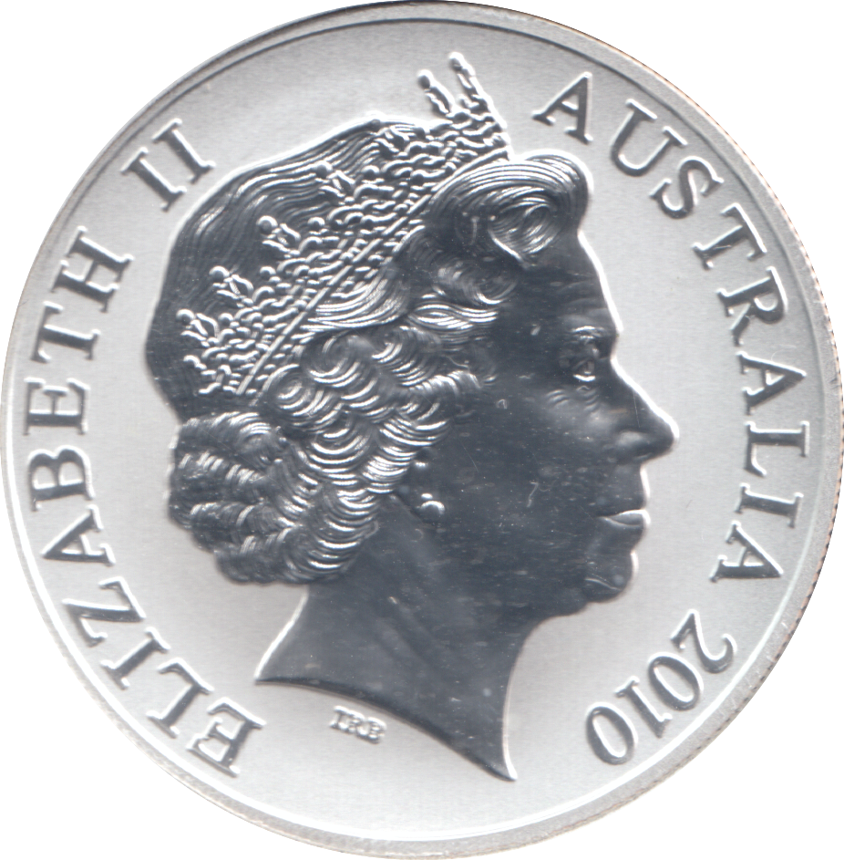 2010 SILVER PROOF AUSTRALIA DOLLAR 1oz FINE SILVER