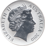 2010 SILVER PROOF AUSTRALIA DOLLAR 1oz FINE SILVER