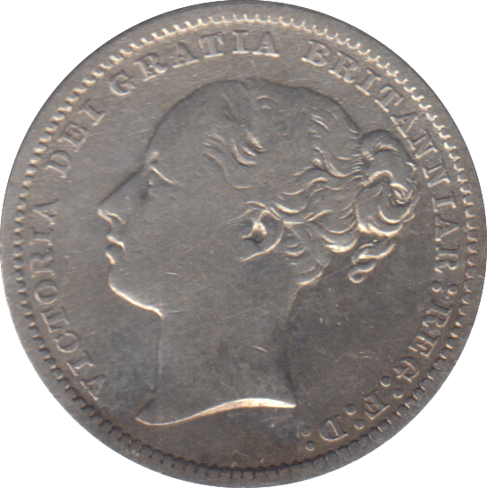 1878 SHILLING ( VF )