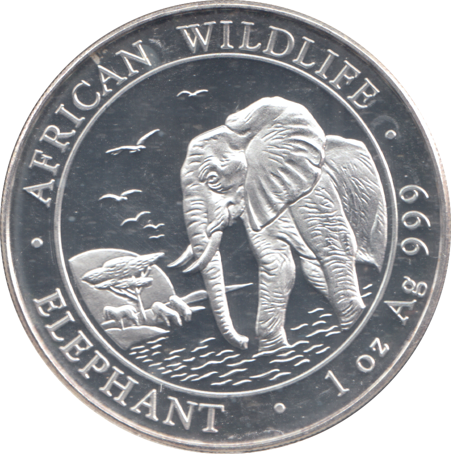 2010 SILVER PROOF SOMALI 100 SHILLINGS 1oz FINE SILVER