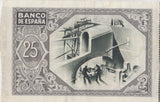 1937 25 PESTAS BANKNOTE SPAIN REF-1630