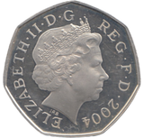 2004 SILVER PROOF 50 P