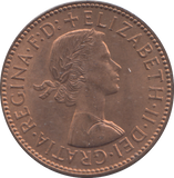 1957 HALF PENNY ( UNC )
