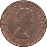 1962 HALF PENNY ( UNC )