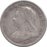 1900 THREEPENCE ( FINE )