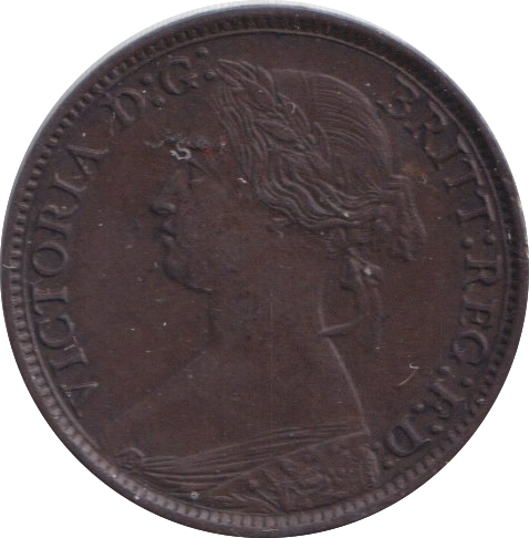 1866 FARTHING ( GFV )