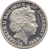 1999 SILVER PROOF ONE POUND THE QUEEN MOTHER