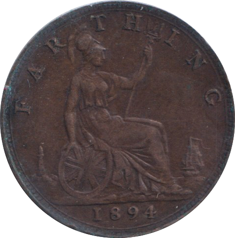 1894 FARTHING ( GVF )