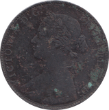 1875 HALF PENNY ( FINE )