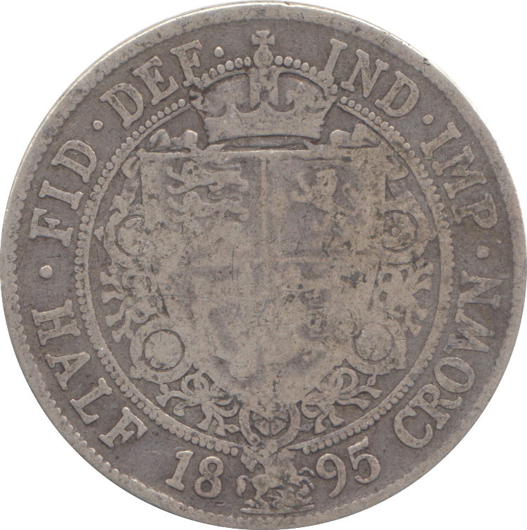 1895 HALFCROWN ( FINE )