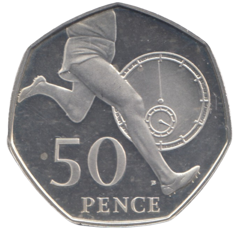 2004 SILVER PROOF 50 P