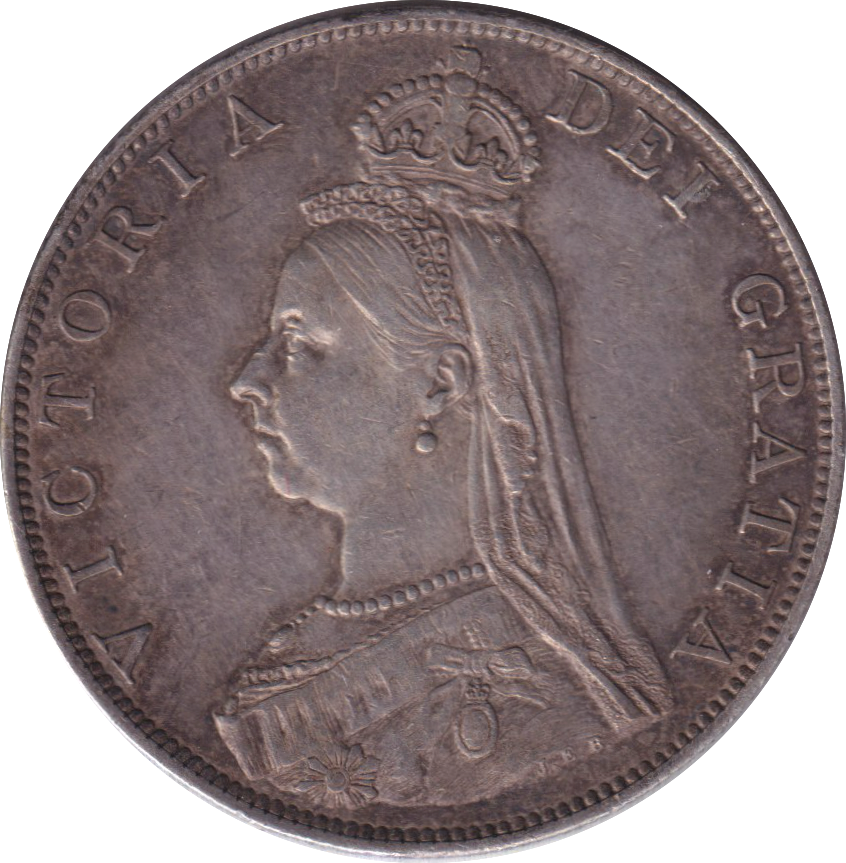 1887 DOUBLE FLORIN ( EF )