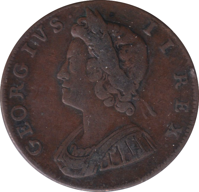 1730 FARTHING ( VF )