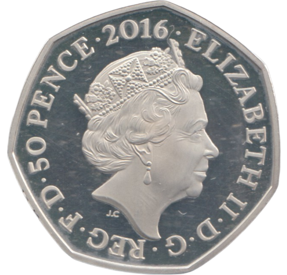 2016 SILVER PROOF 50 P OLYMPICS SWIMMING