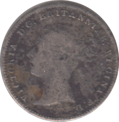 1861 THREEPENCE ( FINE )