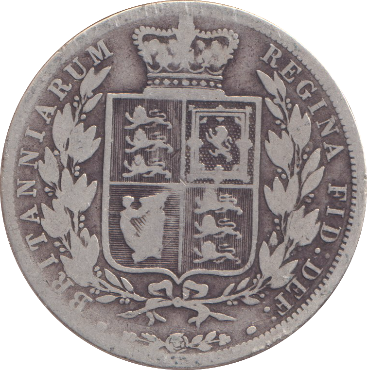 1885 HALFCROWN ( FINE )