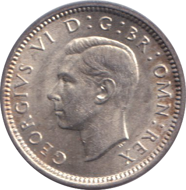 1938 THREEPENCE ( BU )