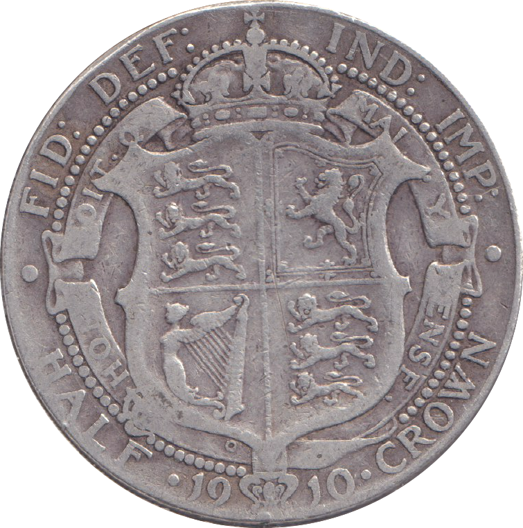 1910 HALFCROWN ( GF )