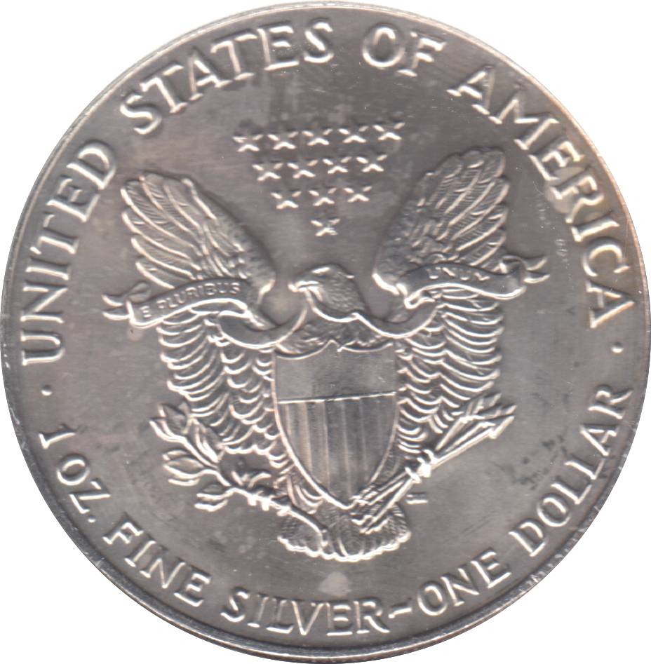 1991 AMERICAN EAGLE SILVER LIBERTY DOLLAR 1 OZ FINE SILVER USA