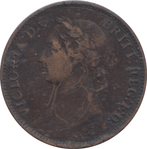1891 FARTHING ( VF )