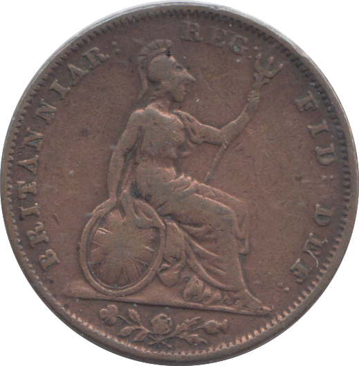 1847 FARTHING ( FINE )