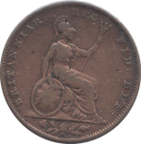 1847 FARTHING ( FINE )