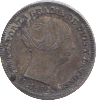 1852 SPAIN 1 REALES