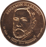 2015 BENJAMIN HARRISON DOLLAR USA