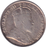1905 SILVER 5 CENT CANADA