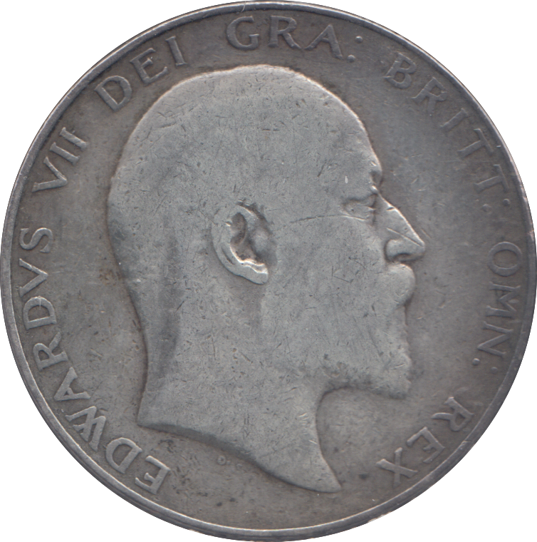 1910 HALFCROWN ( FINE )