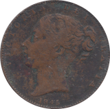1845 FARTHING ( NF )