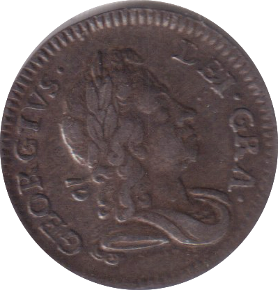 1727 MAUNDY THREEPENCE ( GVF )