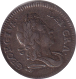1727 MAUNDY THREEPENCE ( GVF )
