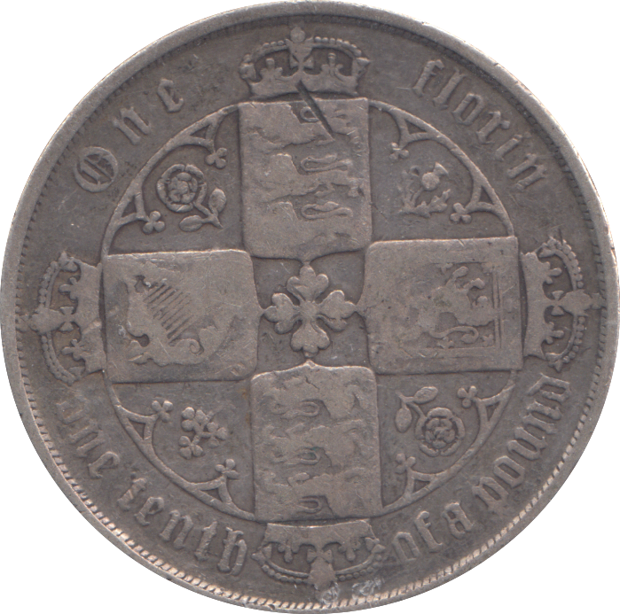 1870 FLORIN ( FINE )
