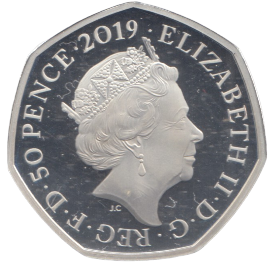 2019 SILVER PROOF 50 P