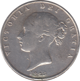 1846 HALFCROWN ( GF )