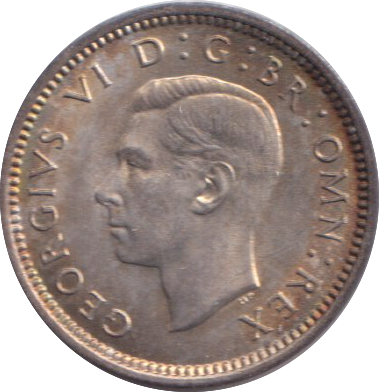 1937 THREEPENCE ( BU )