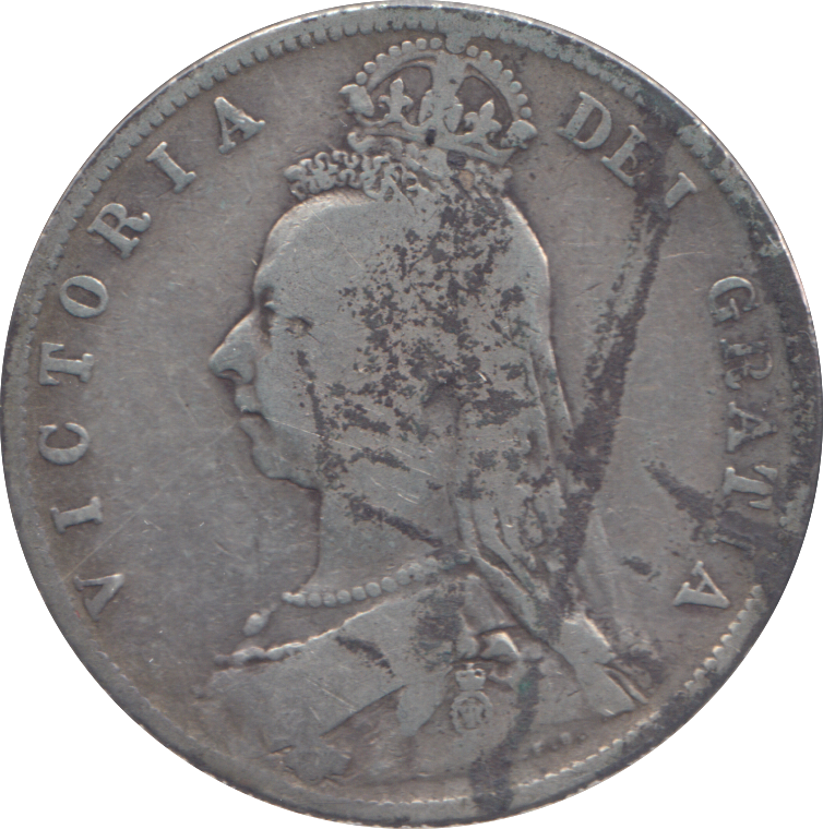 1889 HALFCROWN ( NF )