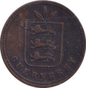 1864 4 DOUBLES GUERNSEY