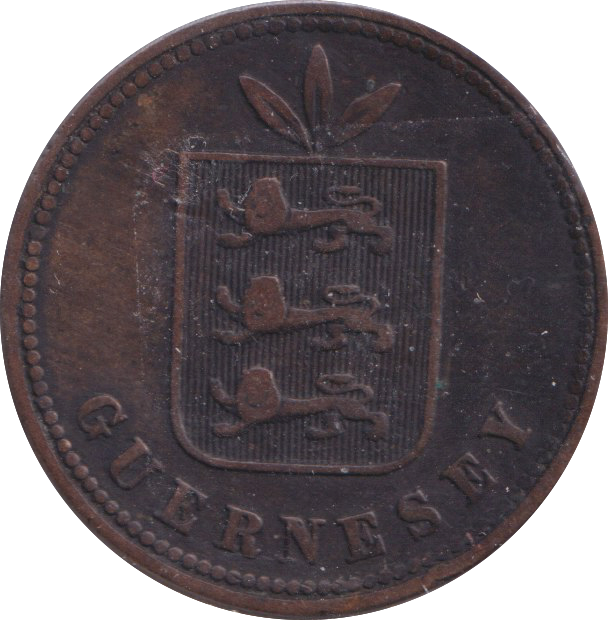 1864 4 DOUBLES GUERNSEY