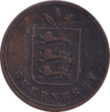 1864 4 DOUBLES GUERNSEY