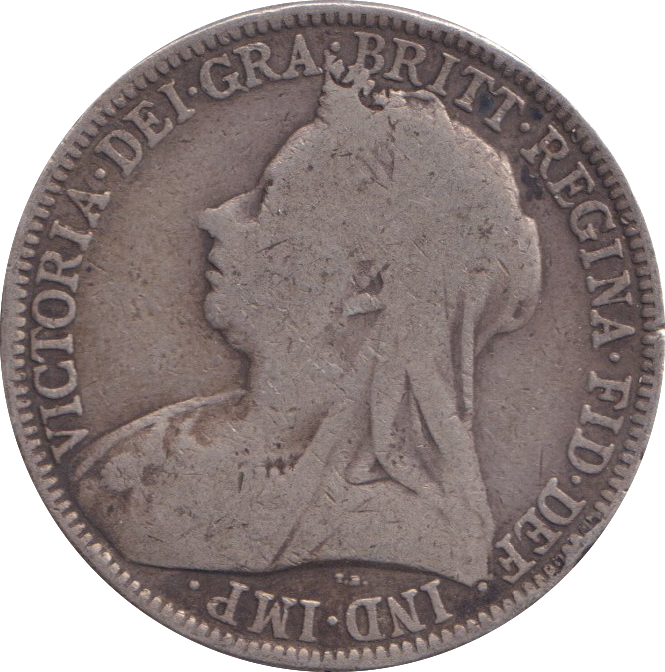 1901 TWO SHILLINGS ( FINE )
