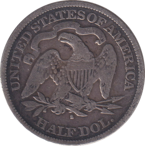1876 SILVER USA HALF DOLLAR