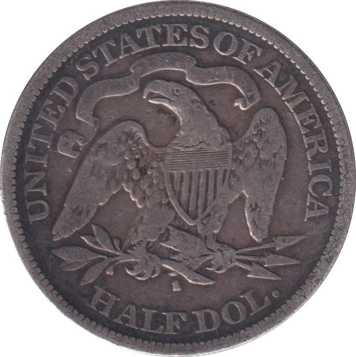 1876 SILVER USA HALF DOLLAR