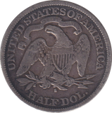 1876 SILVER USA HALF DOLLAR