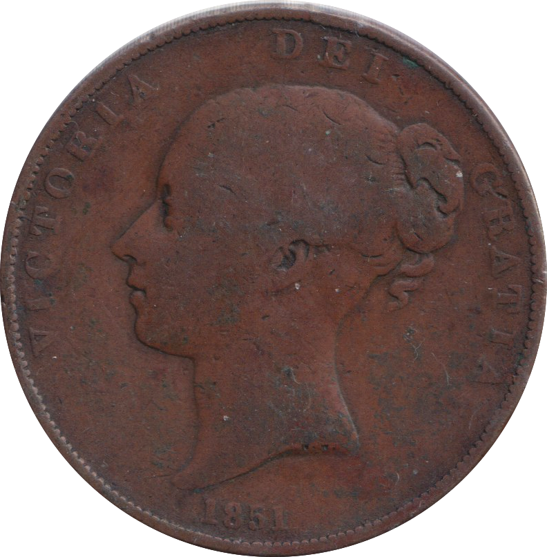 1851 PENNY ( FINE )
