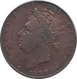 1826 FARTHING ( GF )